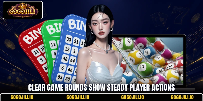 Clear game rounds show steady player actions