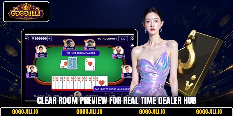 Clear room preview for Real Time Dealer Hub