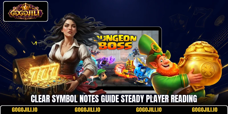 Clear symbol notes guide steady player reading