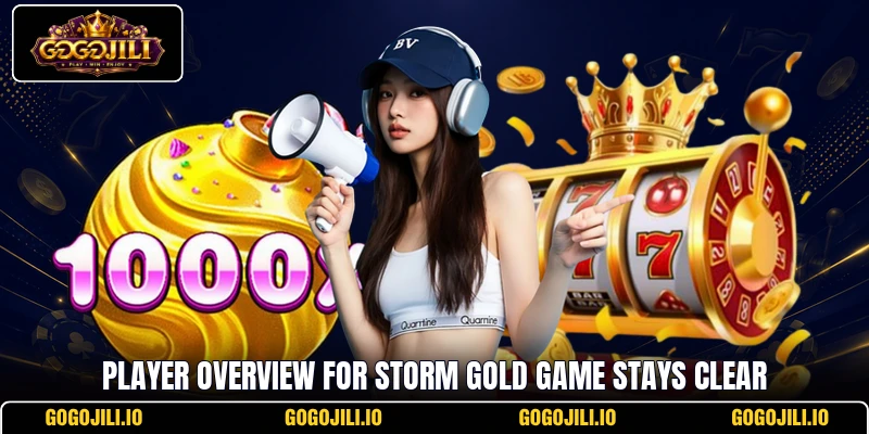 Player overview for Storm Gold Game stays clear