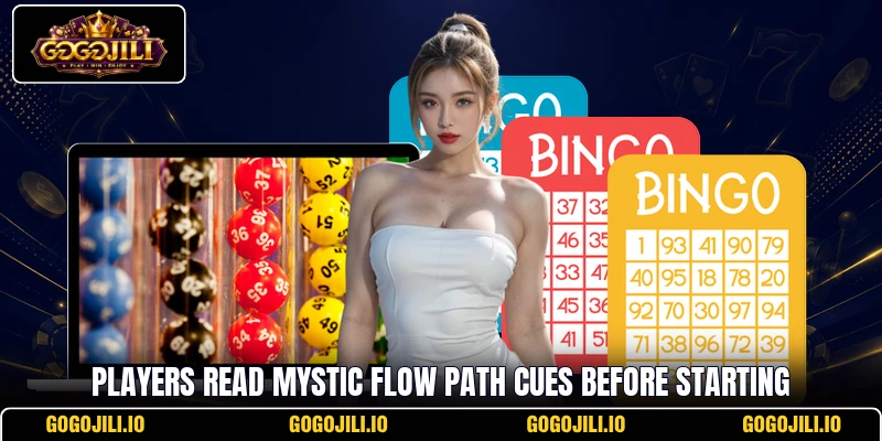 Players read Mystic Flow Path cues before starting
