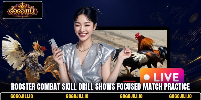 Rooster Combat Skill Drill shows focused match practice