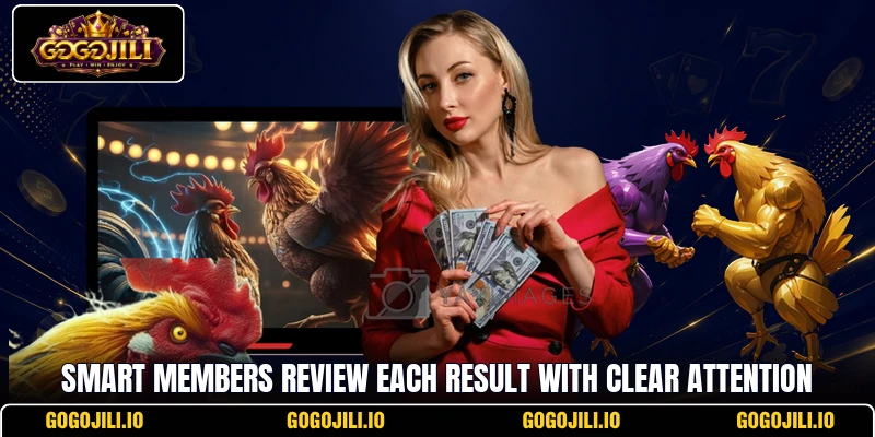 Smart members review each result with clear attention