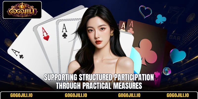 Supporting structured participation through practical measures