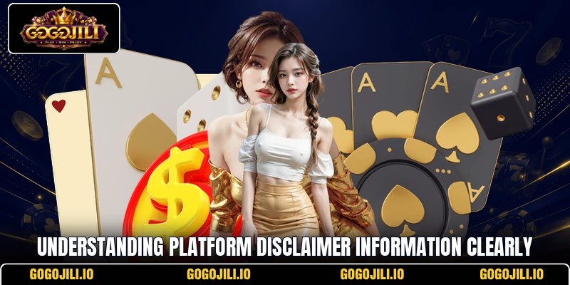 Understanding platform disclaimer information clearly